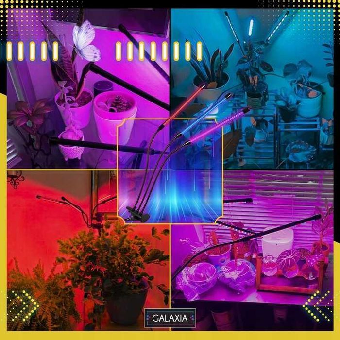 LAMPA DO ROŚLIN 3X Do Uprawy Wzrostu Oświetlenie Żarówka LED Grow TIME