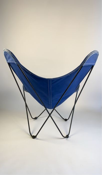 Fotel Butterfly Chair Blue Denim