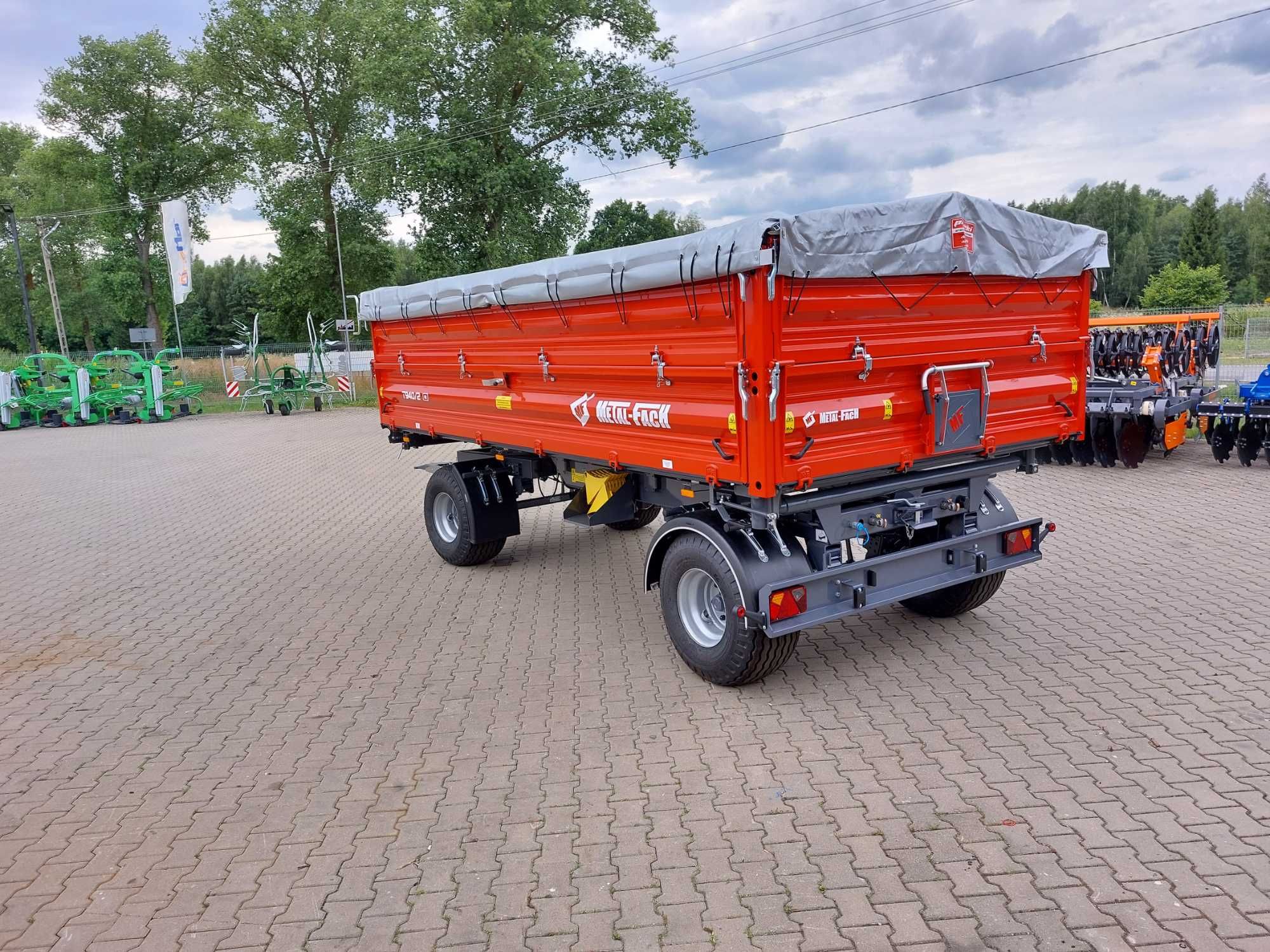 Przyczepa Dwuosiowa Paletowa METAL-FACH 5t 6t T940/2 Pronar 4.9m LONG