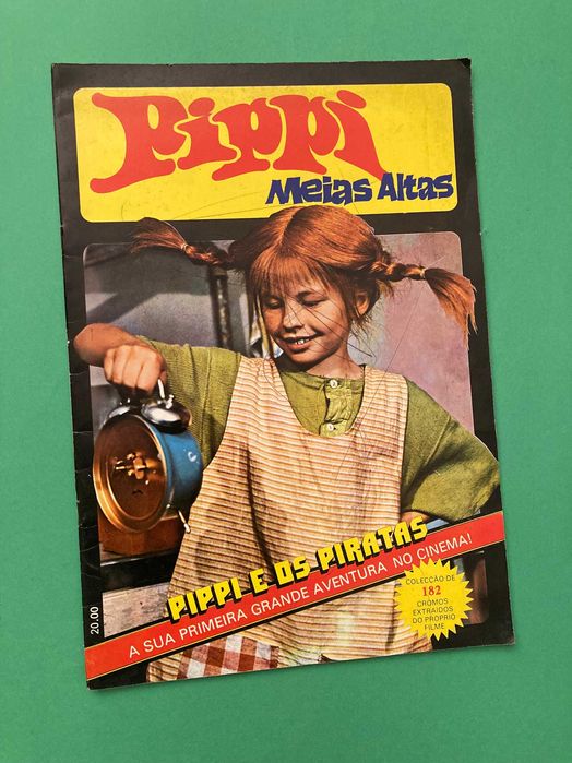 Caderneta Cromos Pippi Meias Altas Anos 70 Nova