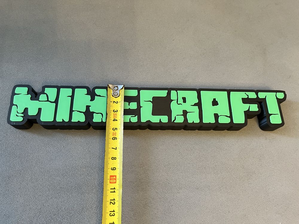 Napis MINECRAFT logo