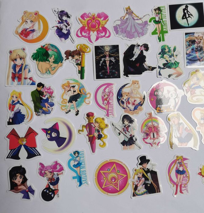 Sailor Moon Czarodziejka z Księżyca (anime) naklejki zestaw 50 szt [3]