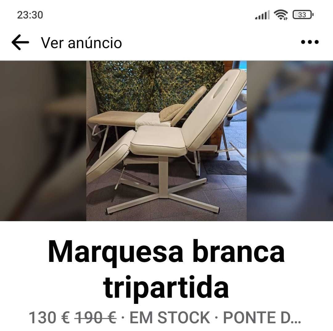 Recheio de centro de estética