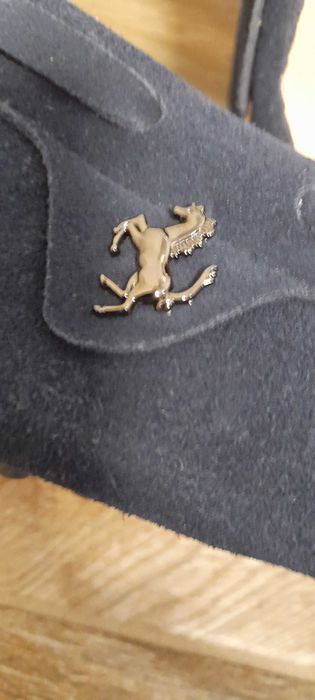 Tod's trzewiki półbuty męskie rozmiar 42 granat skóra natural