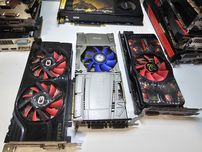 Лот 8 відеокарти Radeon Asus GTX 570 та інші