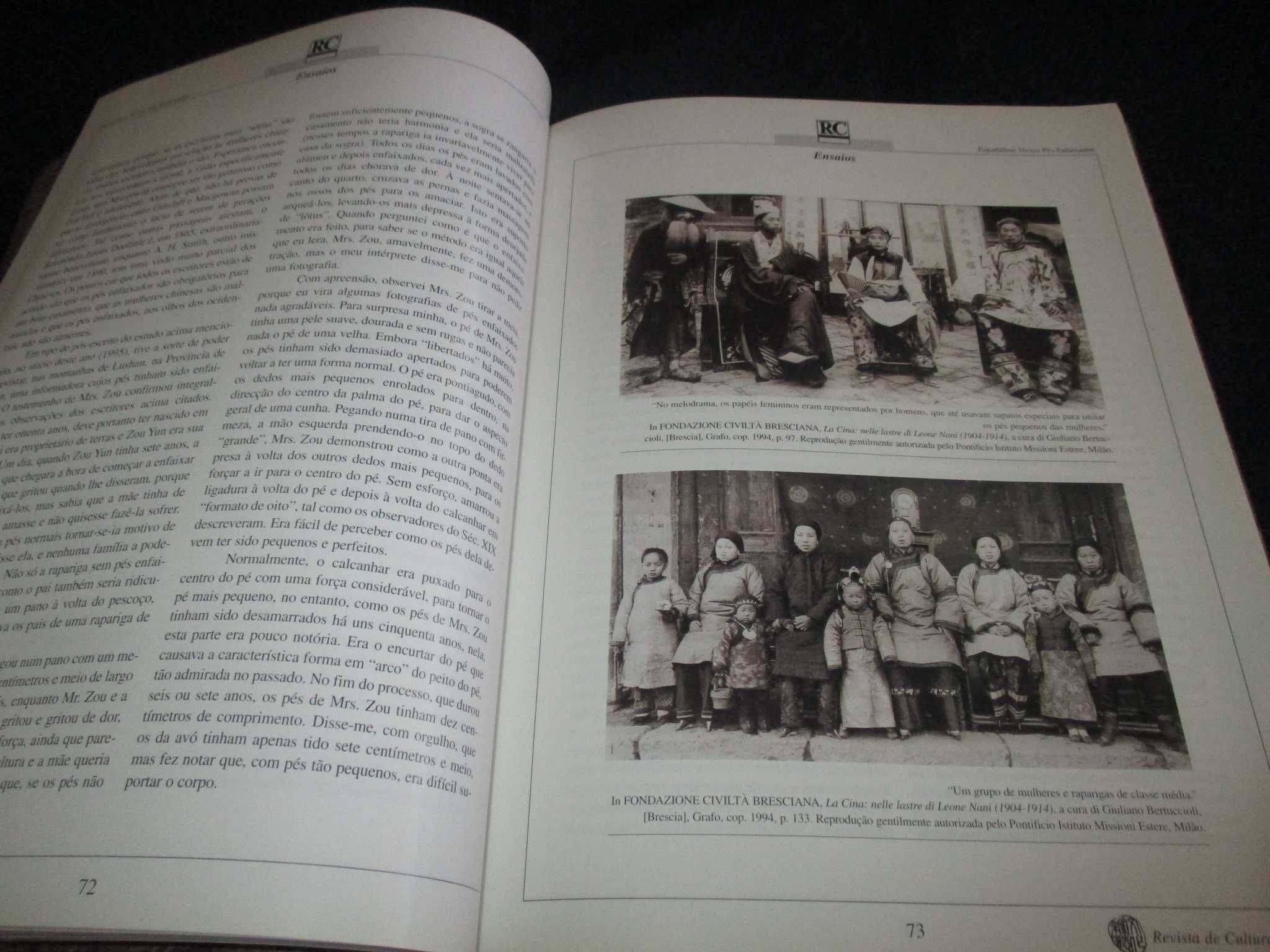 Livro Revista de Cultura A Mulher em Macau e na China