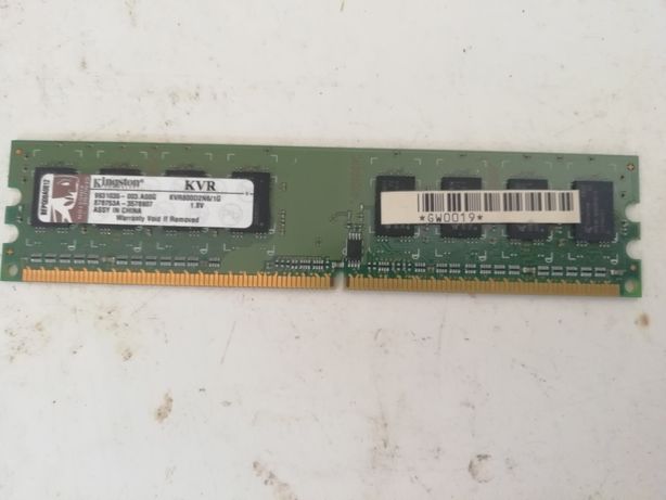 Memória RAM Kingston PC6400 1Gb DDR2