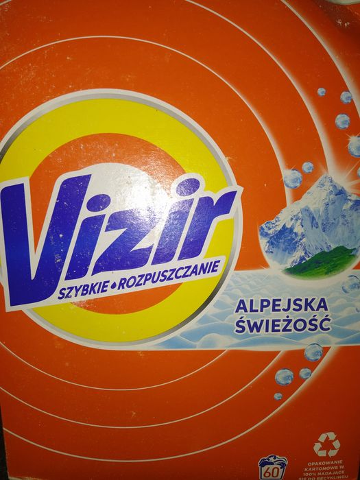 Proszek vizir do białego białe 3.3kg i kolor color do koloru 3.85kg
