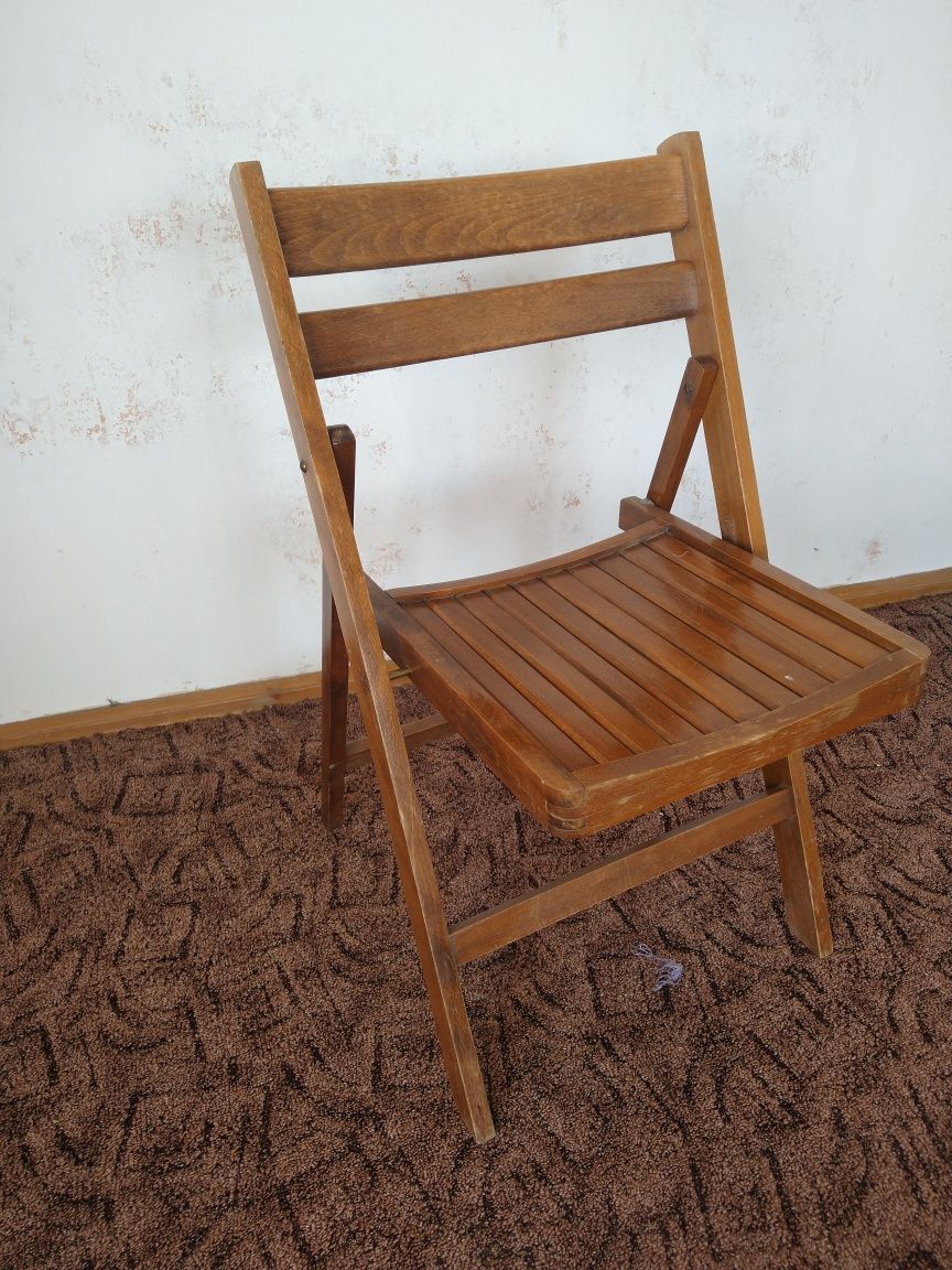 Krzesło drewniana składane