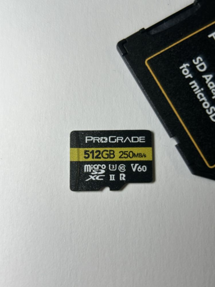 Micro SDXC ProGrade Digital V 60 512gb