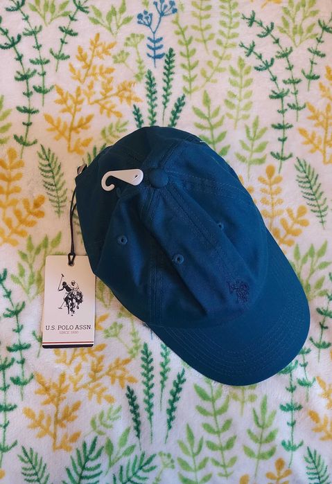 U.S. Polo Assn. Czapka z daszkiem damska NOWA turkusowa