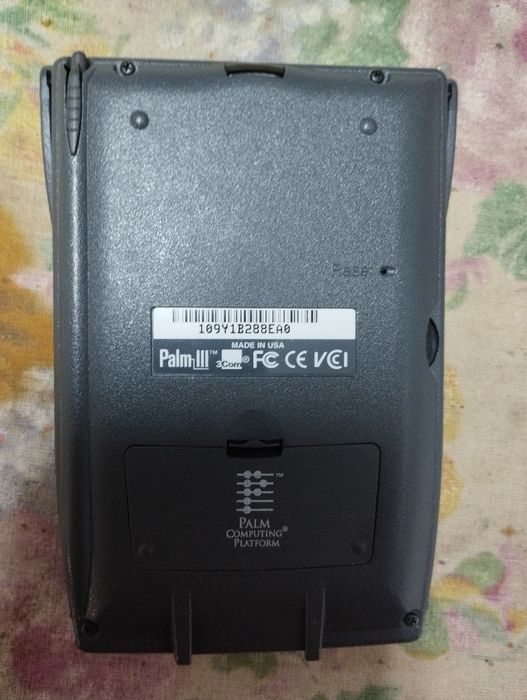 Palm III 3com, assistente pessoal PDA.