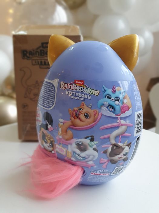 Новая мягкая игрушка Rainbocorns Kittycorn Surprise Series 3 di ZURU
