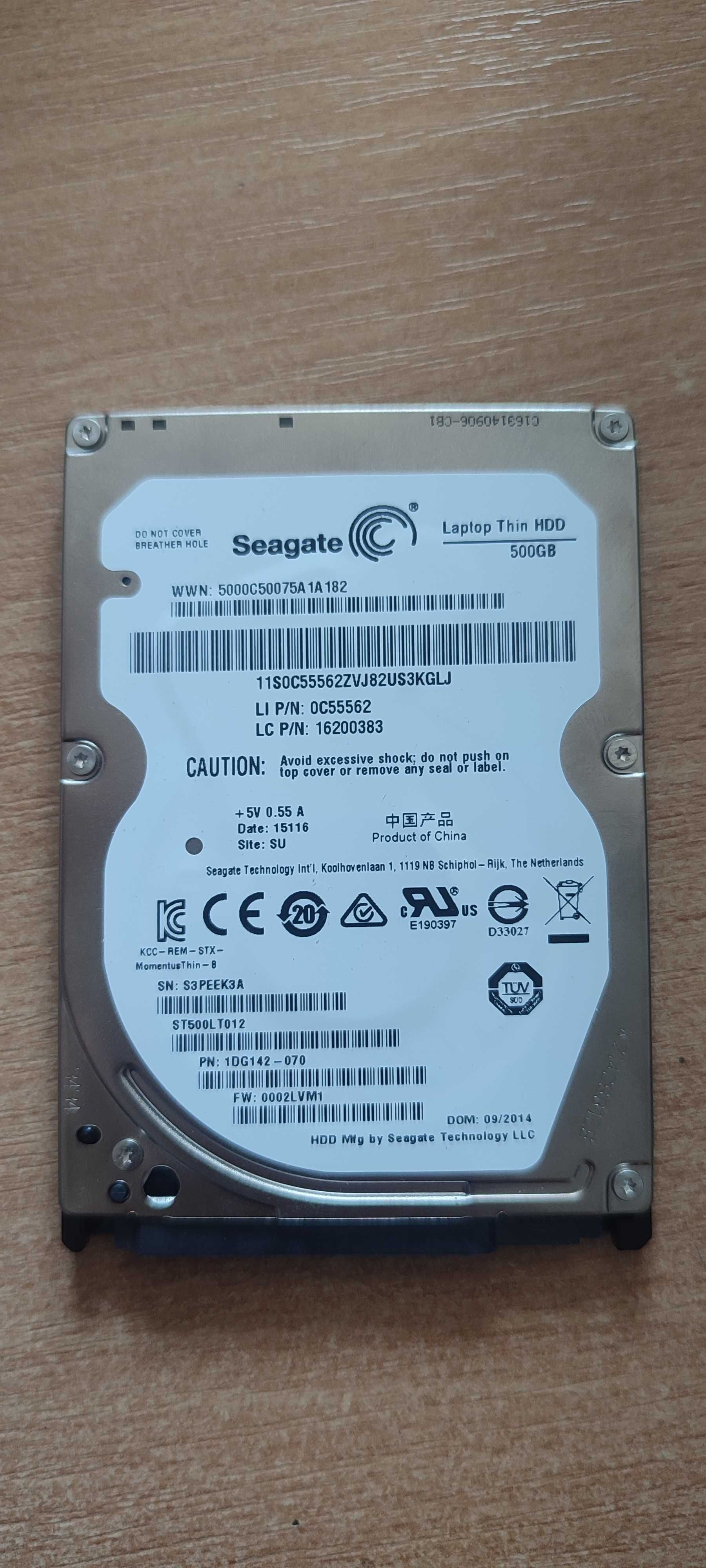 Жорсткий диск Seagate 500GB 2,5"