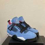 Nowość*NowyJordan4NikeAir4 NiebieskiUnisexTrampki 42.5