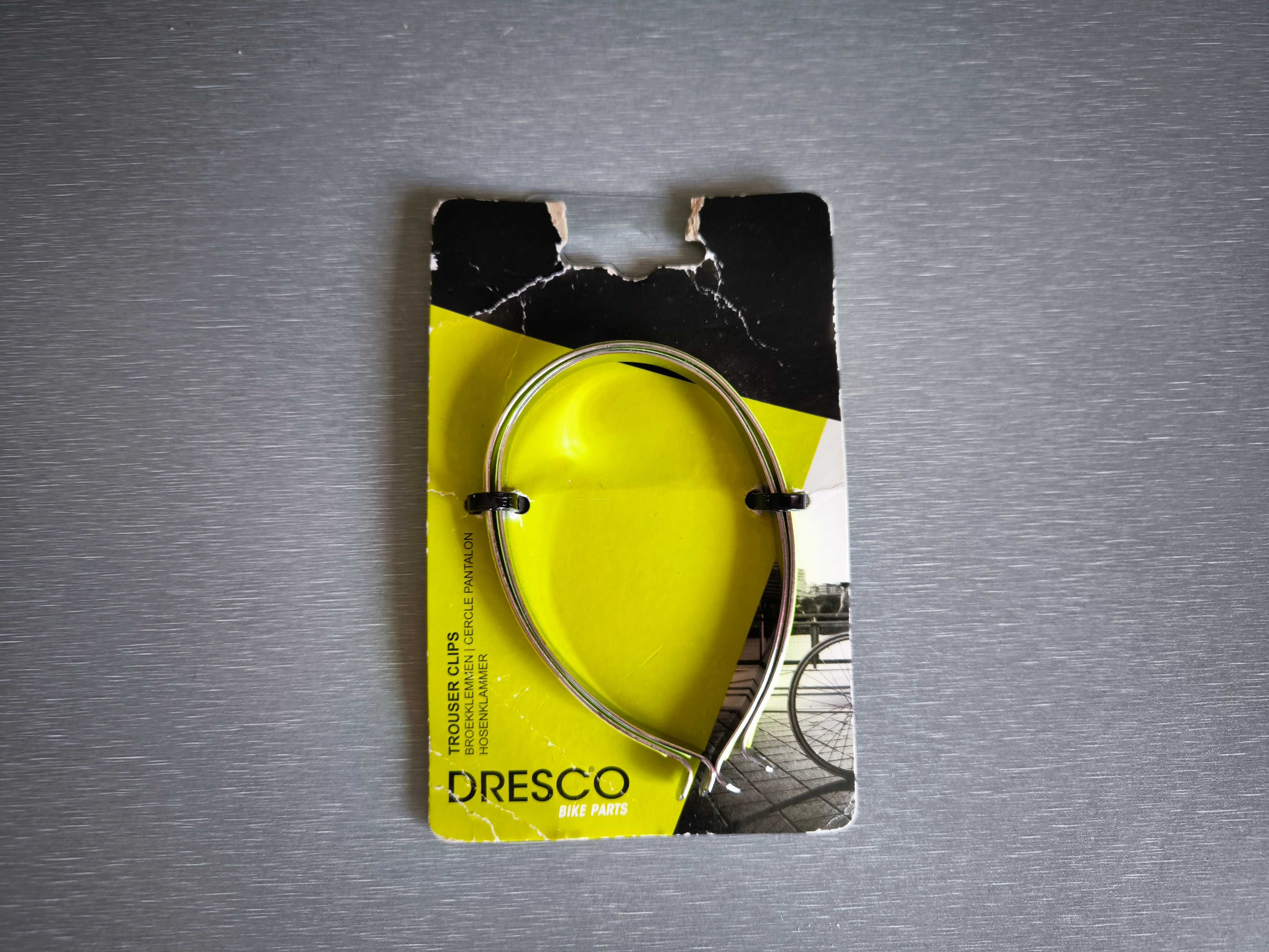 Dresco Зажимы для брюк металлические светоотражающие, закрепитель
