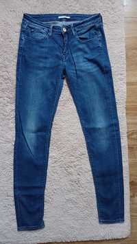 Spodnie damskie firmowe jeans slim bawełna r.M