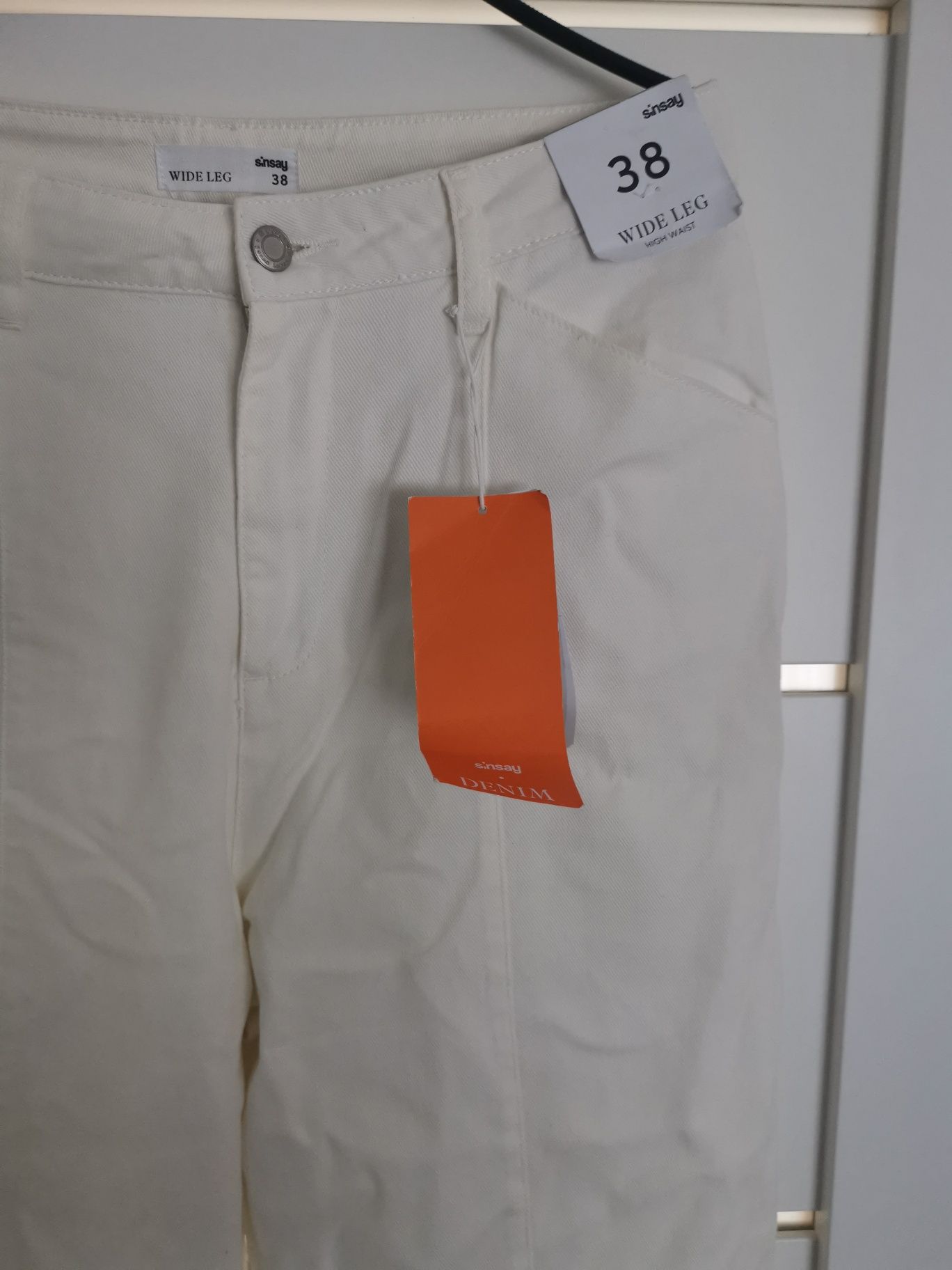 Spodnie nowe 38 szerokie