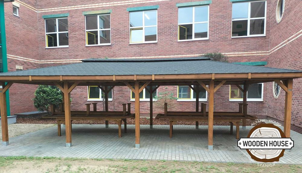 Altana Ogrodowa " Biesiadna " 8 x 4 altanki producent altanystanior.pl