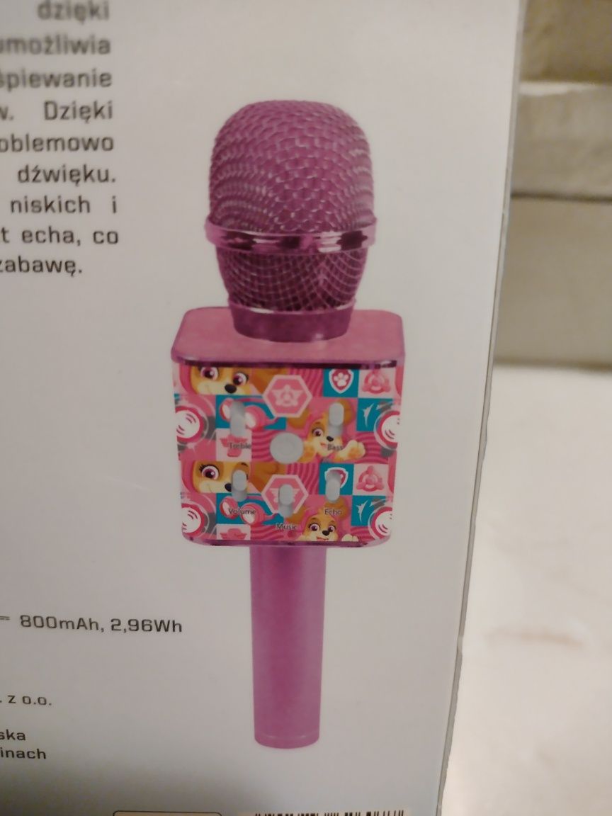 Mikrofon karaoke psi patrol