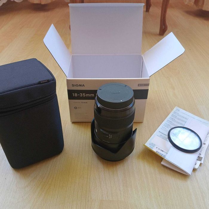 Оптика Sigma 18–35 мм f/1.8 DC HSM Art для CANON