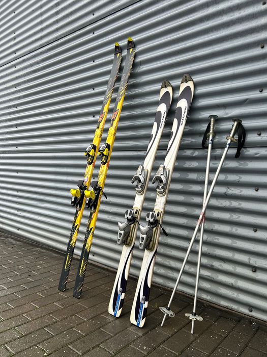 2 pares Esquis de neve