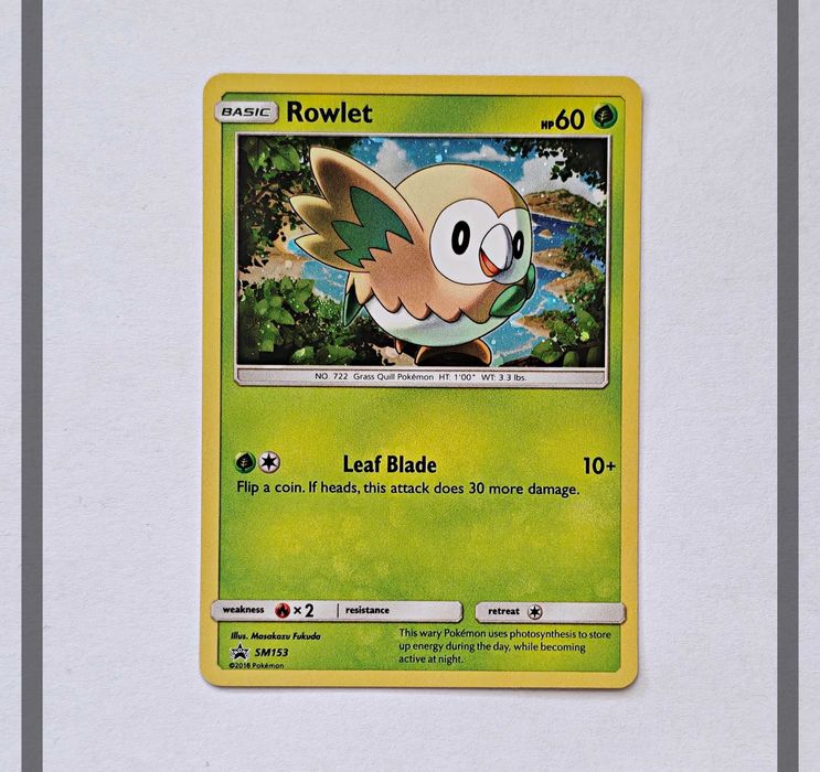 Rowlet SM 153 Promo Pokemon ENG-NM