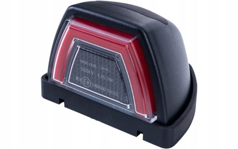 LAMPA OBRYSOWA DACHOWA LED NEON CZERWONA NA DACH 12/24V