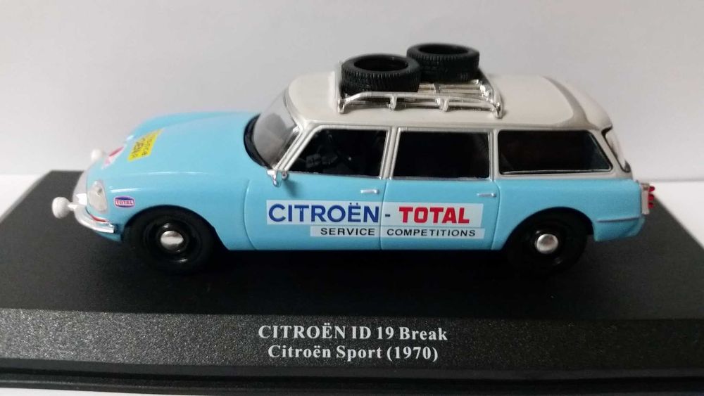 Miniaturas carrinhas assistência rally