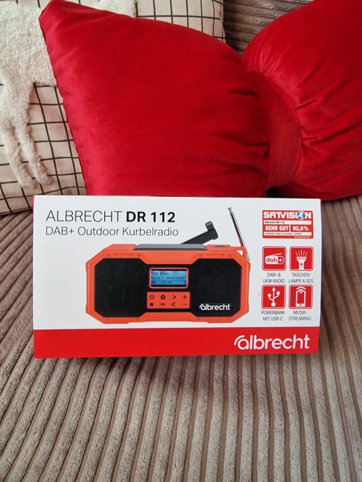 Radio awaryjne ALBRECHT DR112 DR-112 Powerbank SOLAR DYNAMO Bluetooth
