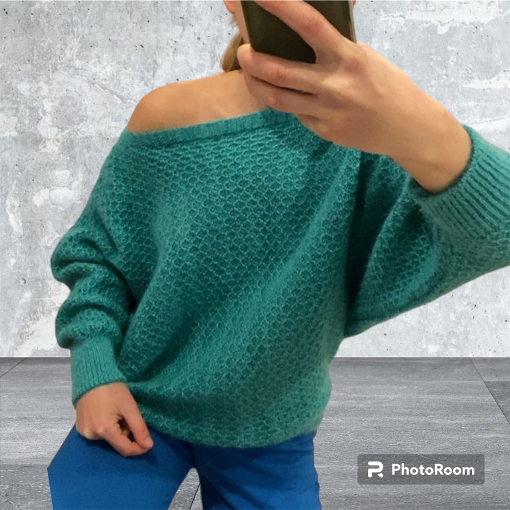 Sweter nietoperz, ciepły