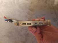 Śledź do obudowy komputera 2x USB 2.0 i 2x Firewire