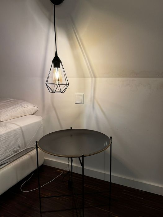 Candeeiro suspenso preto