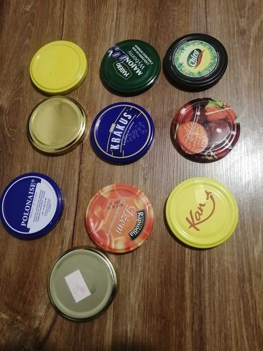 20 Słoików za 16 zł, butelki, zakrętki do słoików 66mm i 82mm