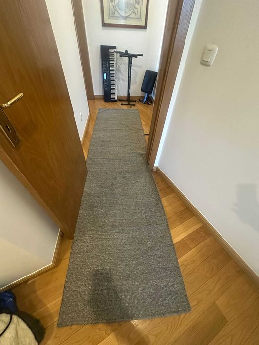 Tapete de Cinzento 80x300 cm Rugvista