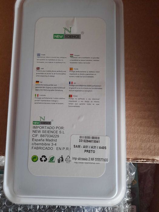 Capa silicone Samsung A51 / A31 / A40s