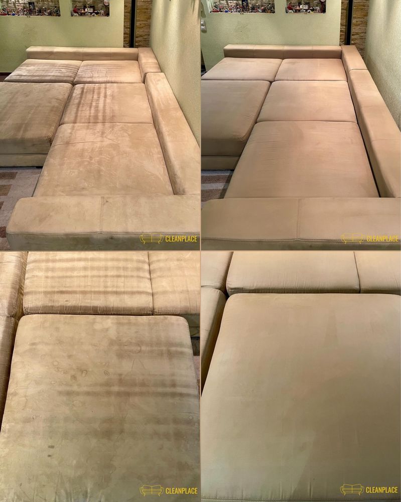 CLEANPLACE Хімчистка мʼяких меблів Київ / Химчистка мягкой мебели Киев
