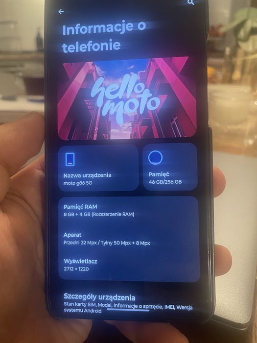 Motoroa moto G86 5g nowy model