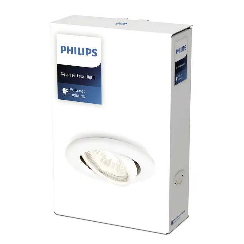 PHILIPS ENIF oprawa do zabudowy, reflektor wpuszczany, biały, GU10