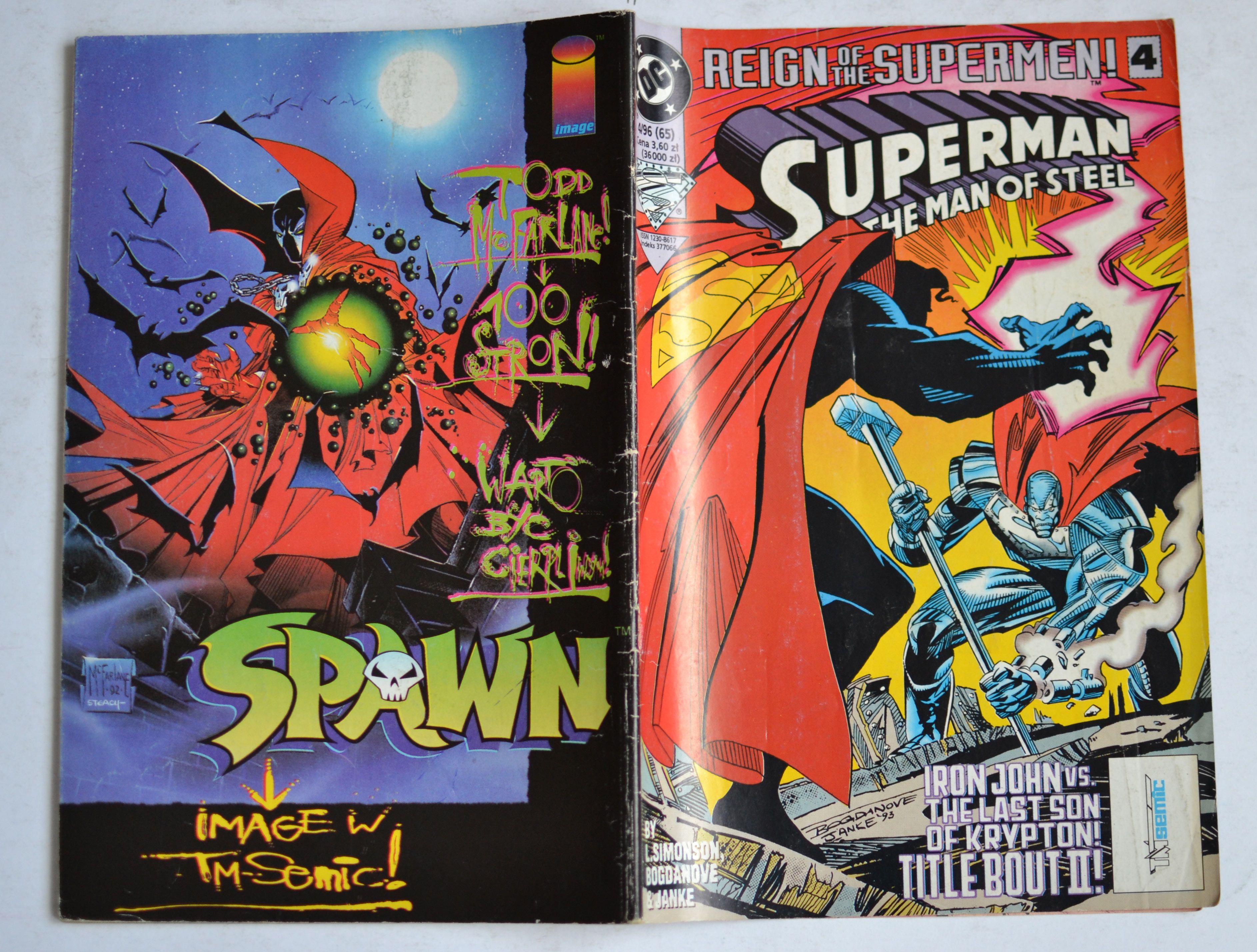 Komiks: Superman 4/96  Tm-Semic rezerwacja