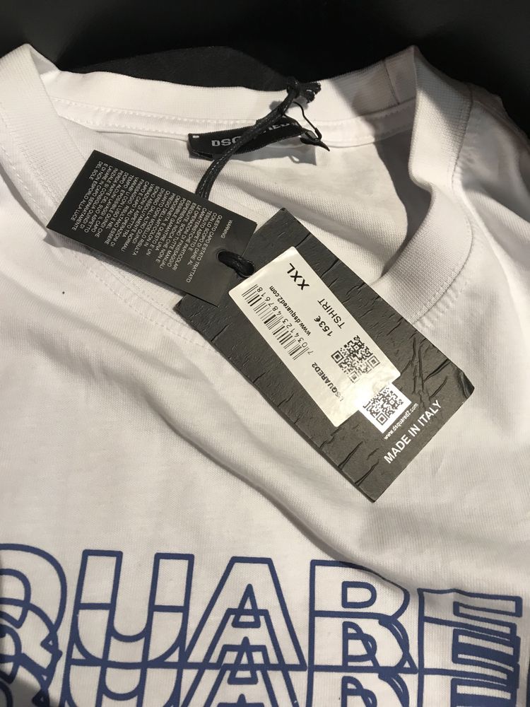 Koszulka desquared 2 XL zara Diesel biała t-shirt