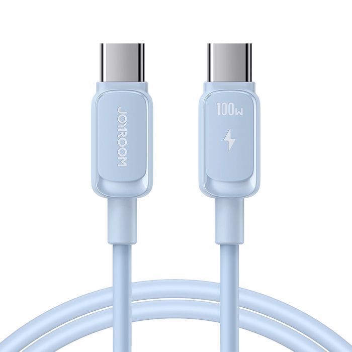 Kabel USB C - USB C 100W 1,2 m Joyroom S-CC100A14 - niebieski