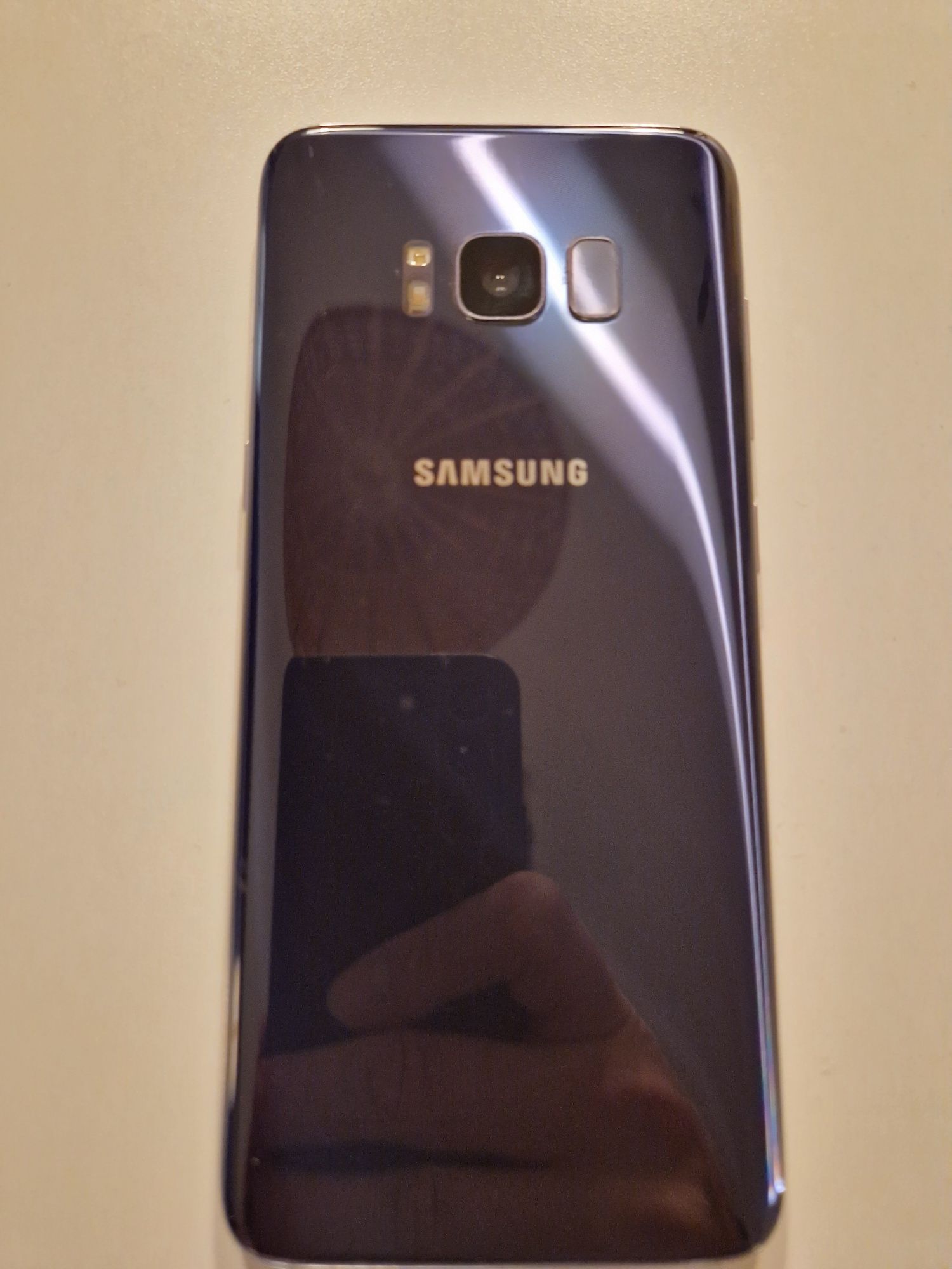 Samsung s8 sprawny, case, słuchawki, pudełko, pęknięty wyświetlacz