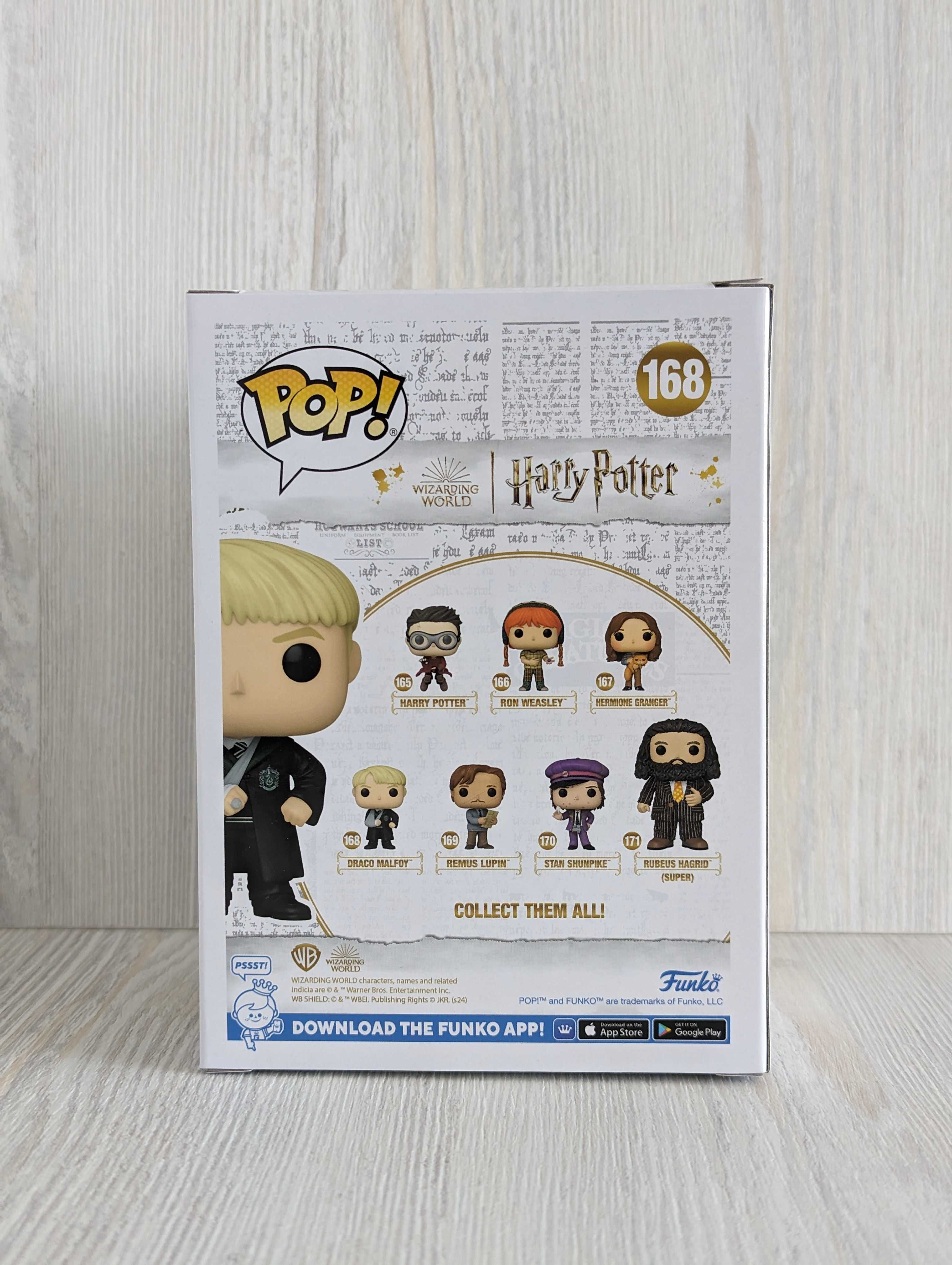 Funko Pop Draco Malfoy #168 (Harry Potter) Драко Мелфой (Гаррі Поттер)