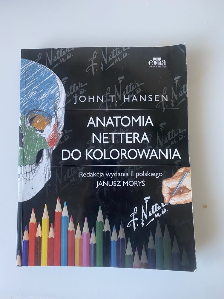 Anatomia Netter do kolorowania