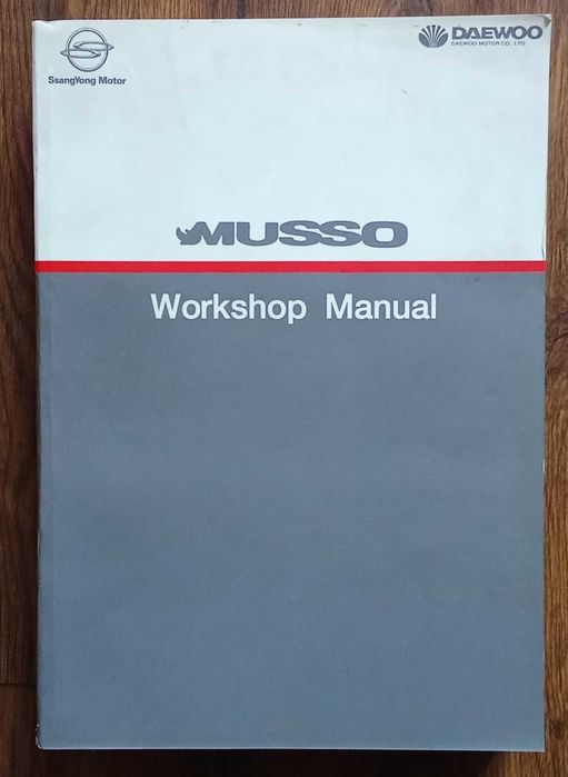 Fabryczna instrukcja naprawy  Daewoo Musso SsangYong