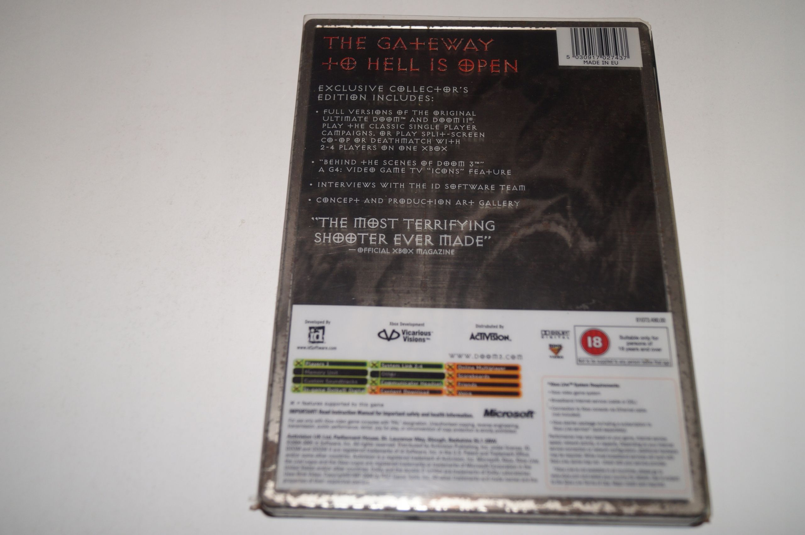 Gra Doom 3 Limited Collector's Edition Microsoft Xbox