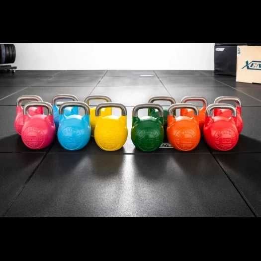 Stalowe Girie Kettlebells Xenios USA, z jednego kawałka stali, 8 kg