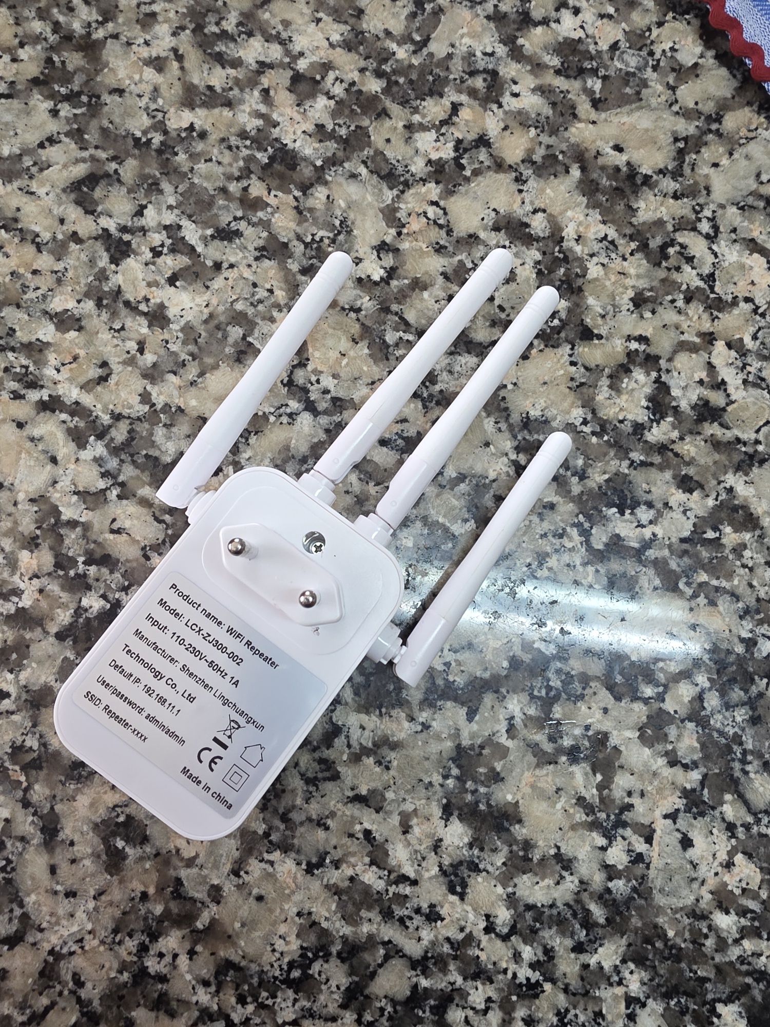 Repetidor WiFi extensor amplificador 1200Mbps 5 GHz e 2,4 GHz