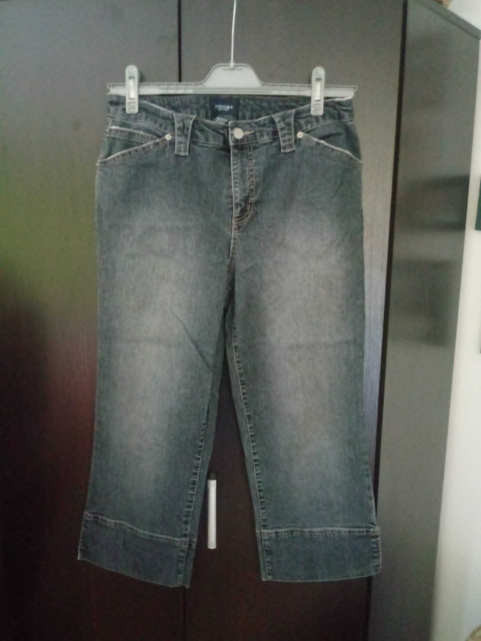 spodnie jeans Rybaczki damskie rozmiar 10 firmy Sonoma